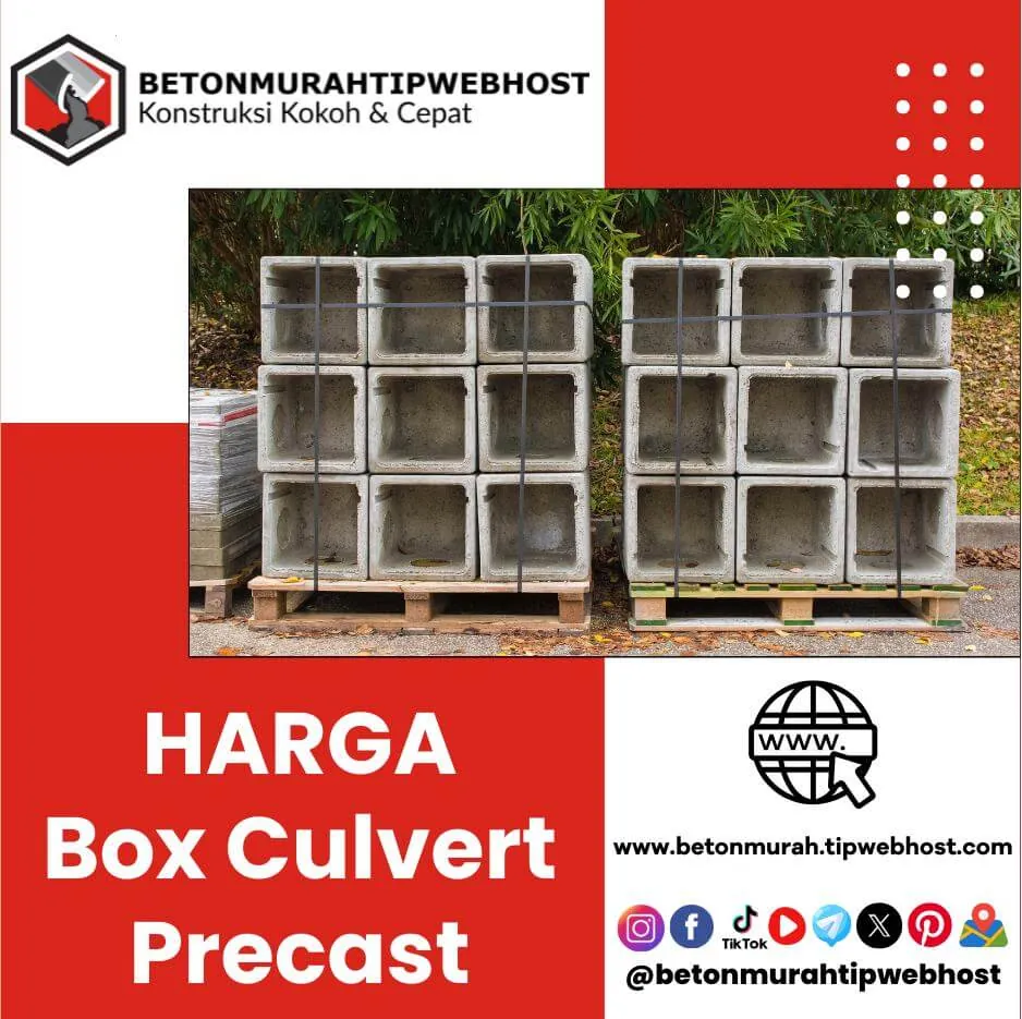 Box culvert beton precast