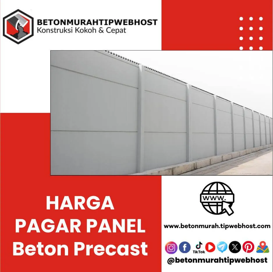 Pagar panel beton precast