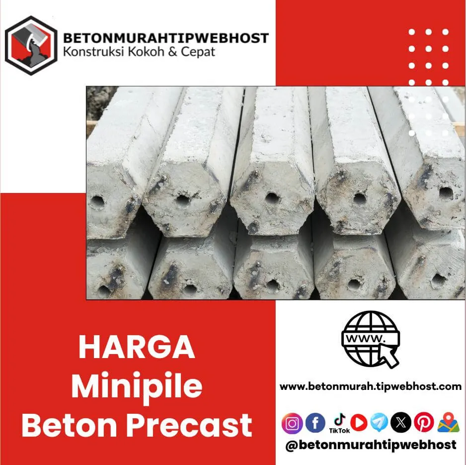 Mini pile beton precast